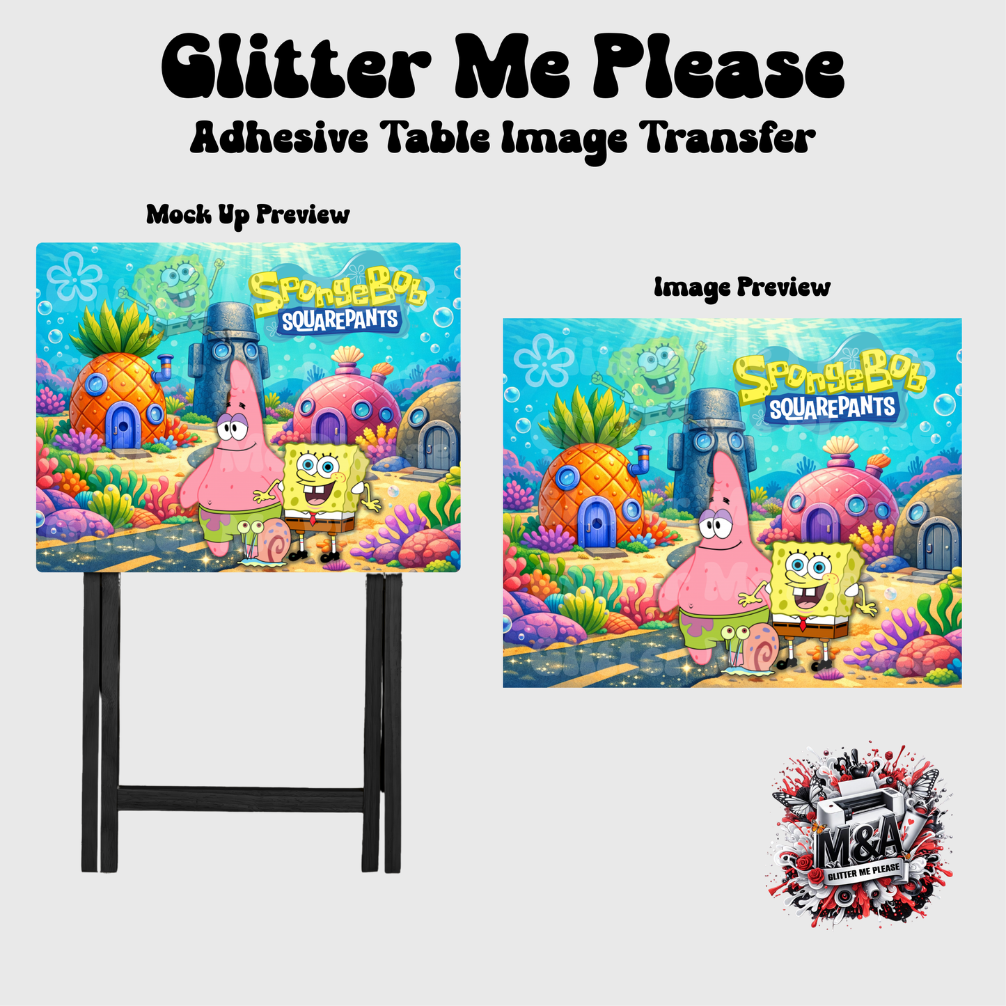 SpongeBob Square Pants Folding Dinner Table