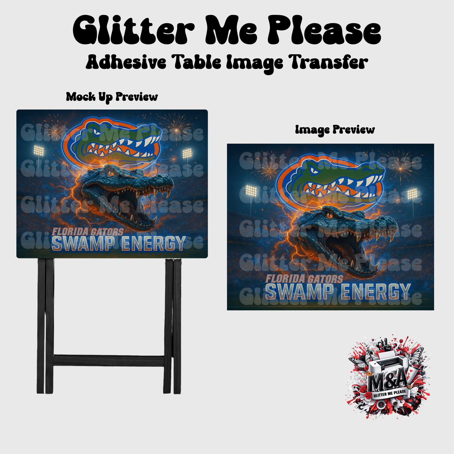 Florida Gators Swamp Folding Dinner Table
