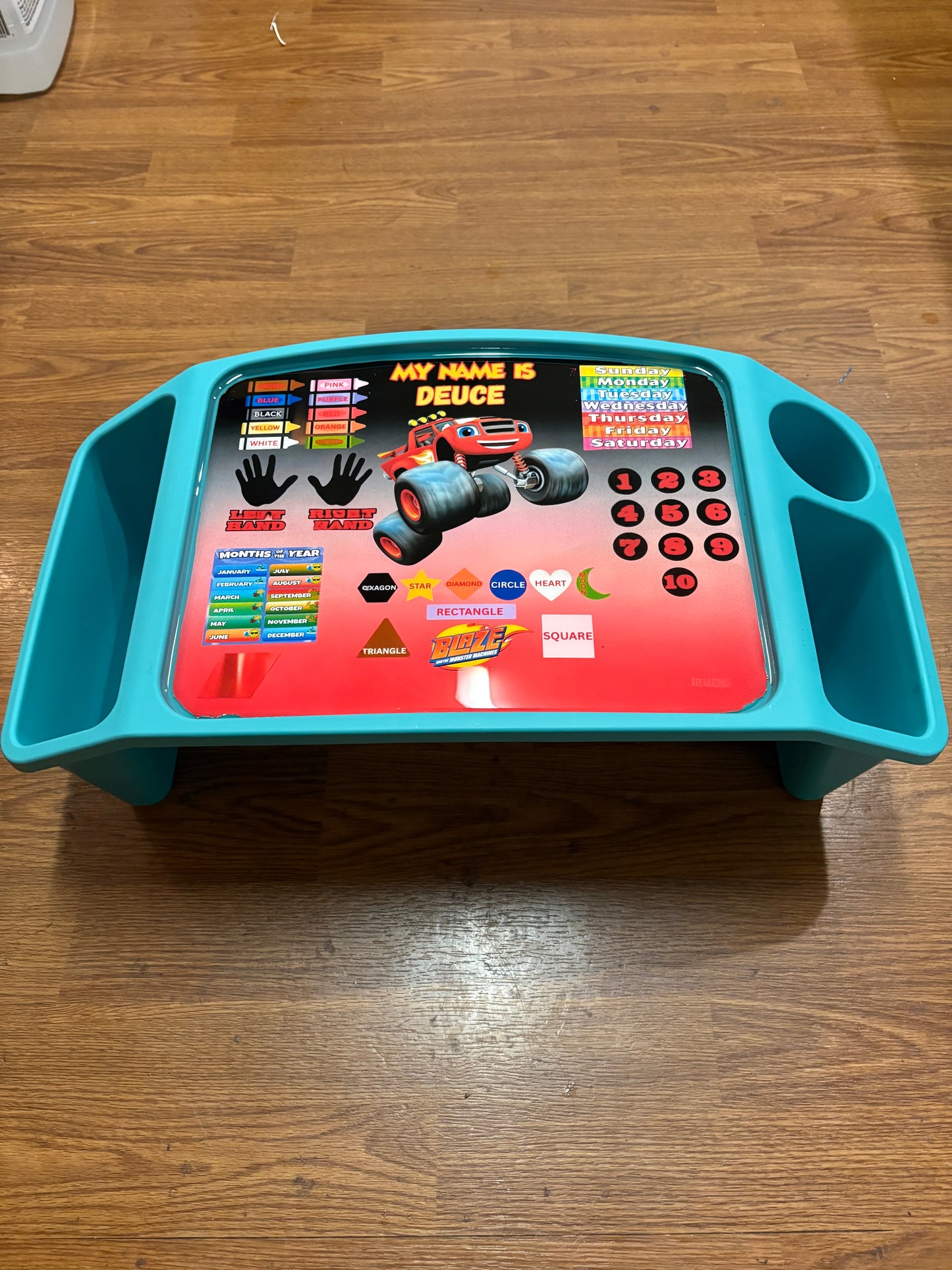 Monster Truck Kids Learning Lap Tray