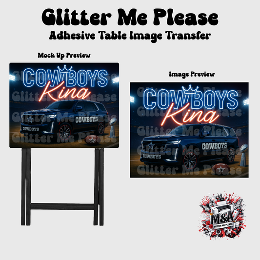 Cowboys King Folding Dinner Table