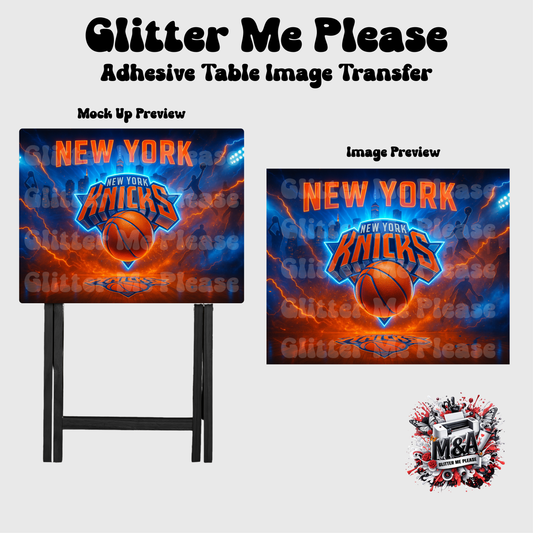 NY Knicks Bold Folding Dinner Table