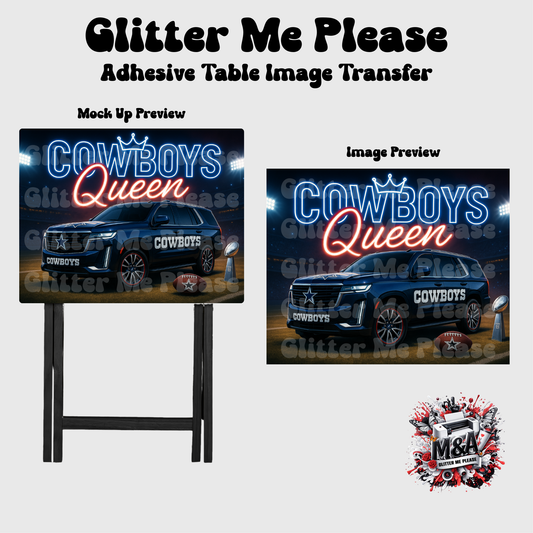 Cowboys Queen Folding Dinner Table