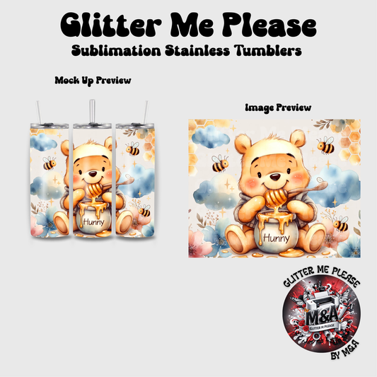 Winnie the Pooh Sublimation Tumbler
