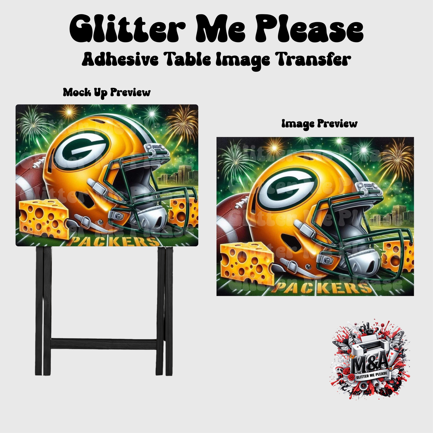 Green Bay Packers Celebration Folding Dinner Table