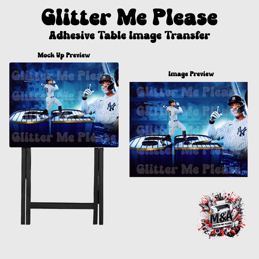 NY Yankees Aaron Judge 62 Folding Dinner Table