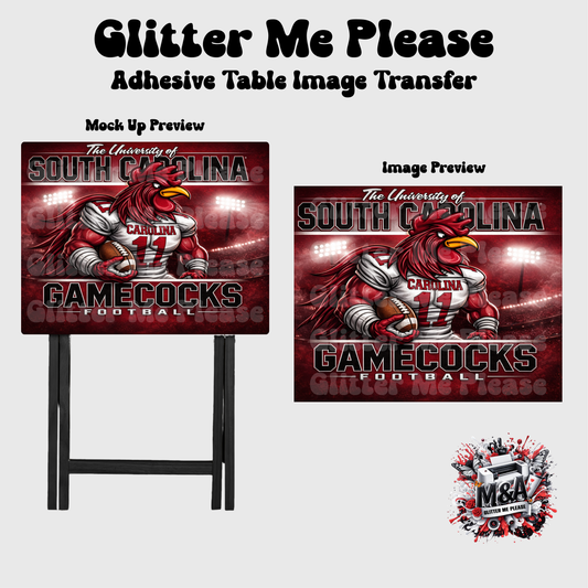 USC Gamecocks Football Folding Dinner Table
