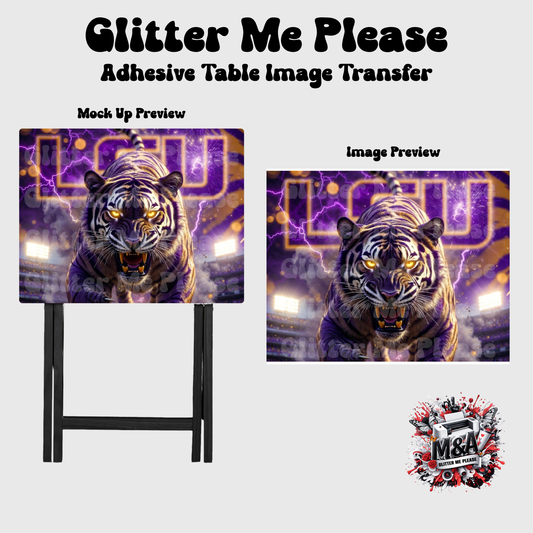 LSU Tiger  Folding Dinner Table