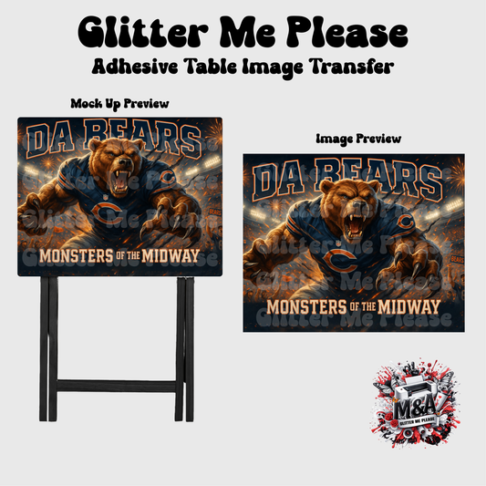 Monsters of Mid Way Folding Dinner Table