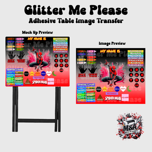 Spiderman Learning Folding Dinner Table