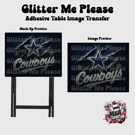 Dallas Cowboys Clawed Folding Dinner Table