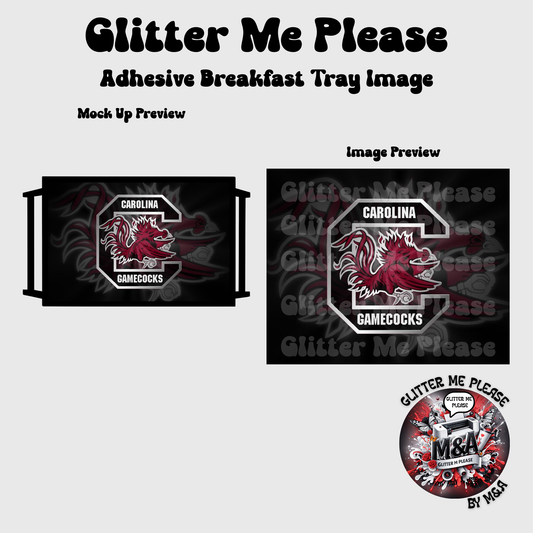 SC Gamecock Breakfast Tray