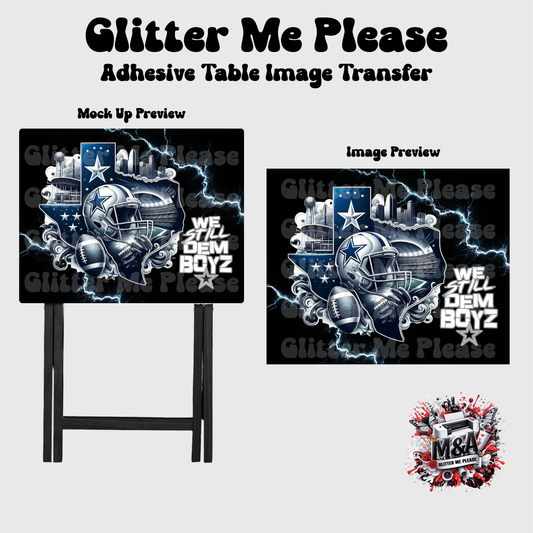 Dallas Cowboys We Still Dem Boys Folding Dinner Table