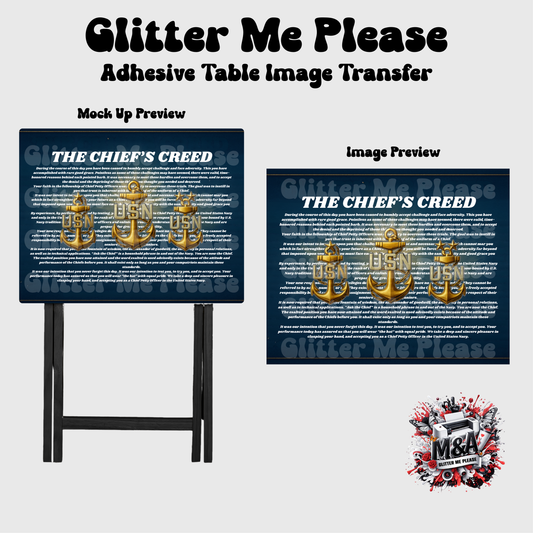 The Chief Creed Folding Dinner Table