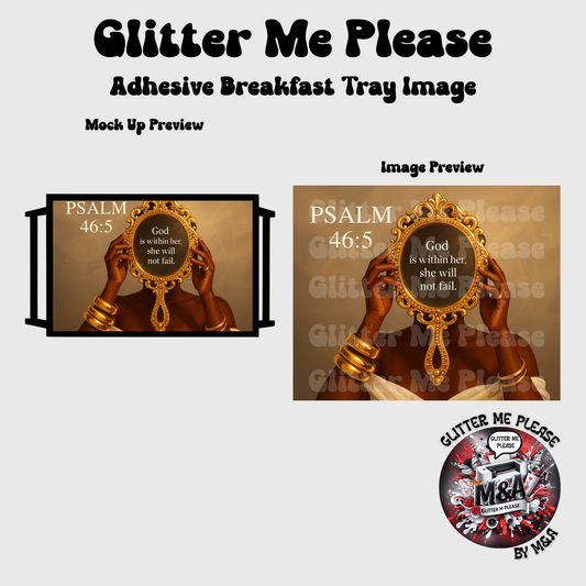 Psalm 46:5 Breakfast Tray