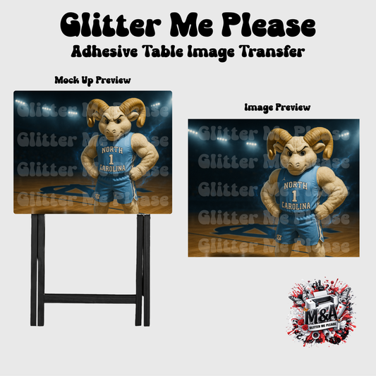 NC Tarheels Folding Dinner Table