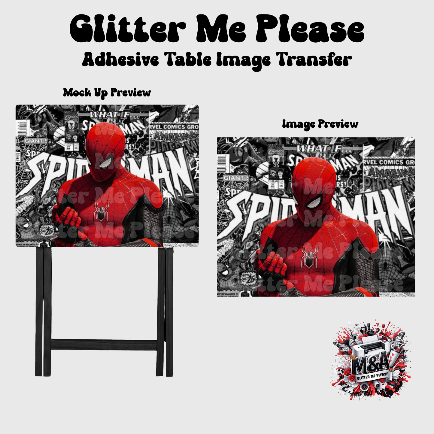 Spiderman Newspaper Folding Dinner Table