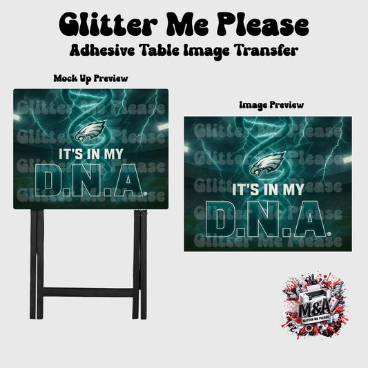 Philly Eagles In My DNA Folding Dinner Table
