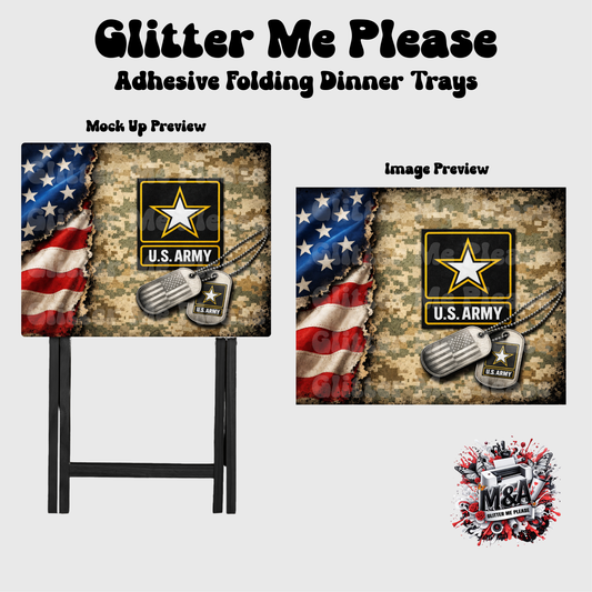 US Army Folding Dinner Table